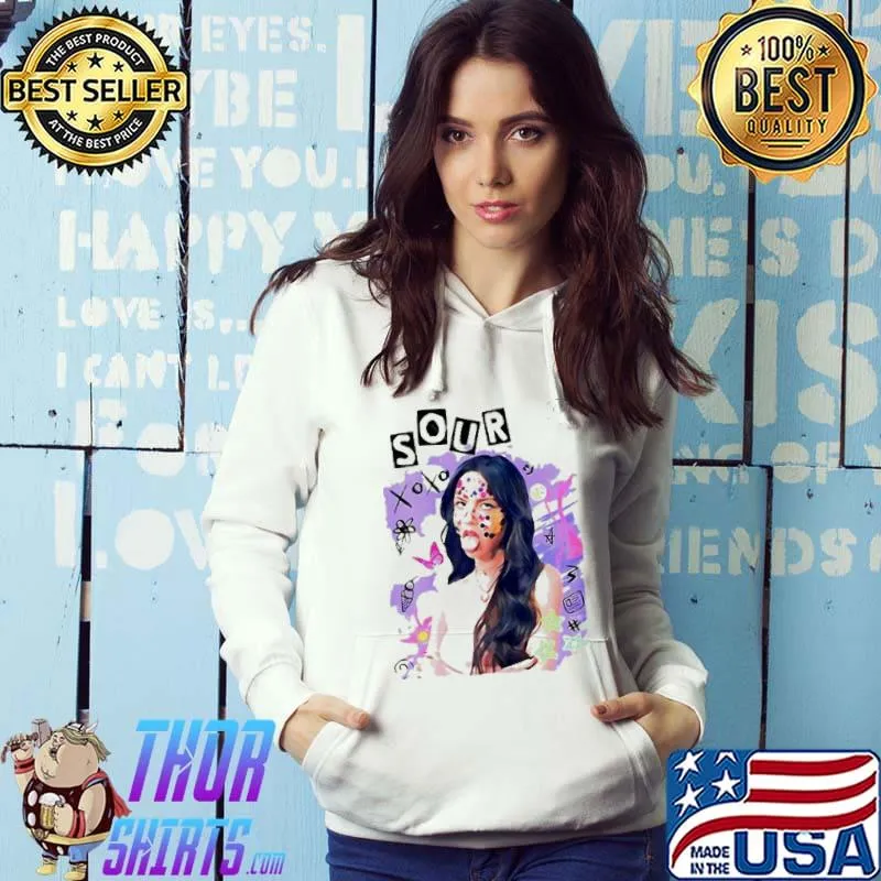 Olivia Rodrigo Fan Portrait Sour T-shirt