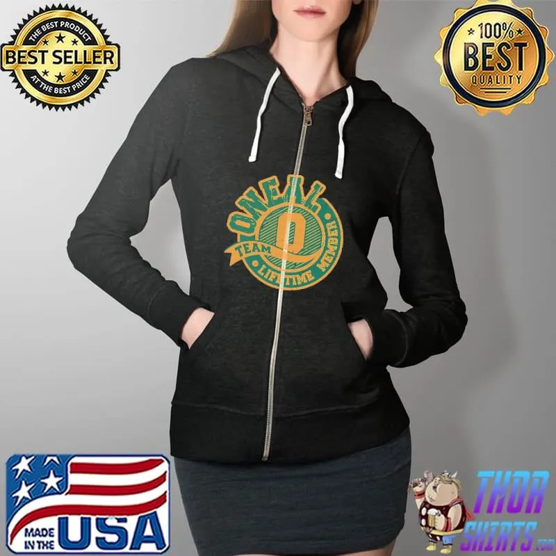 Oneal Team Lifetime Memver Vintage Shirt Full Zip Hooded