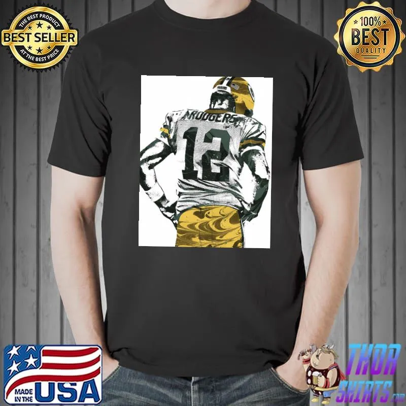 Original Aaron Rodgers Green Bay Packers Rugby Shirt Unisex