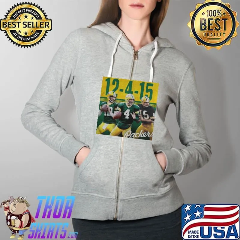 Original Bart starr aaron rodgers brett favre green bay packer Full Zip Hooded