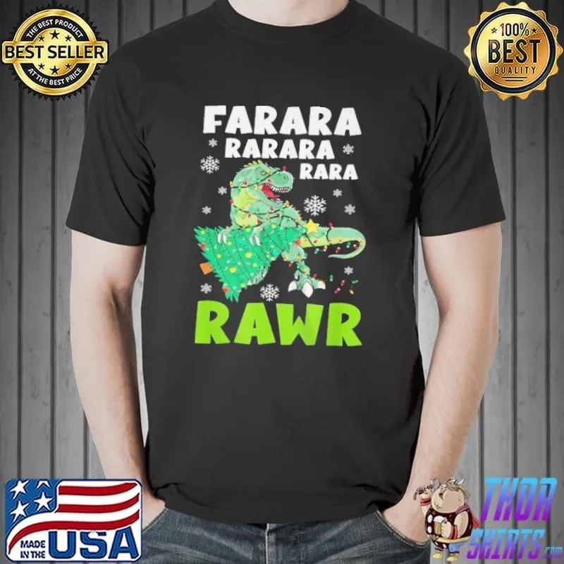 Original Fa ra ra rawr christmas day trex holiday season santa claus Unisex