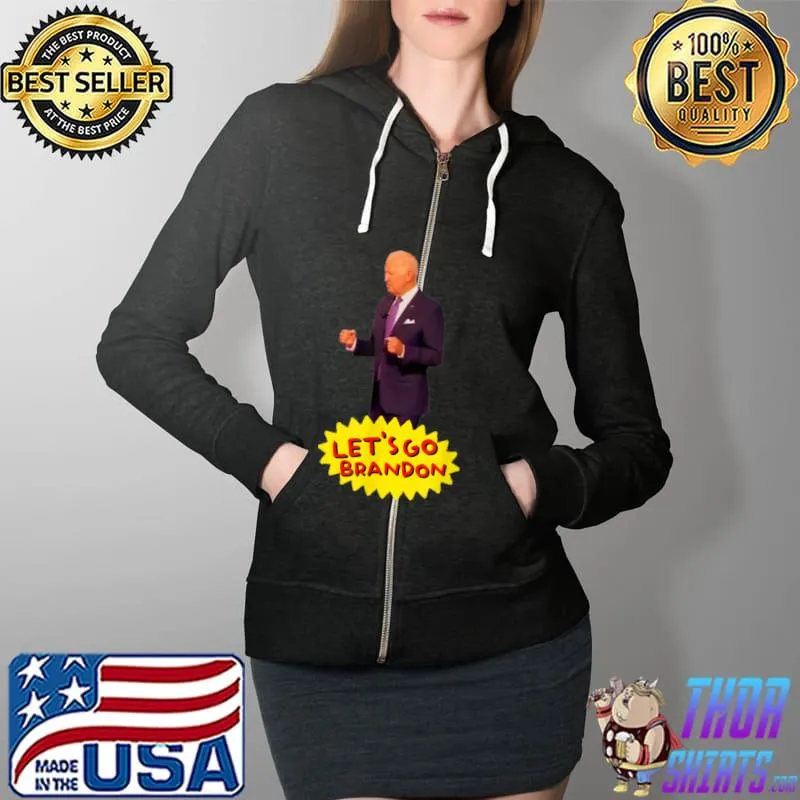 Original Funny Anti Biden Bidenholio Let’s Go Brandon T Shirt Full Zip Hooded
