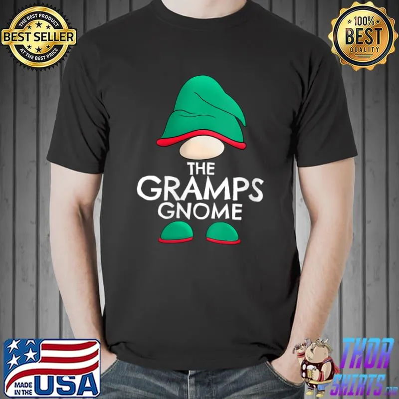 Original Gramps Gnome Matching Family Christmas Pajama Outfits Xmas T- Unisex