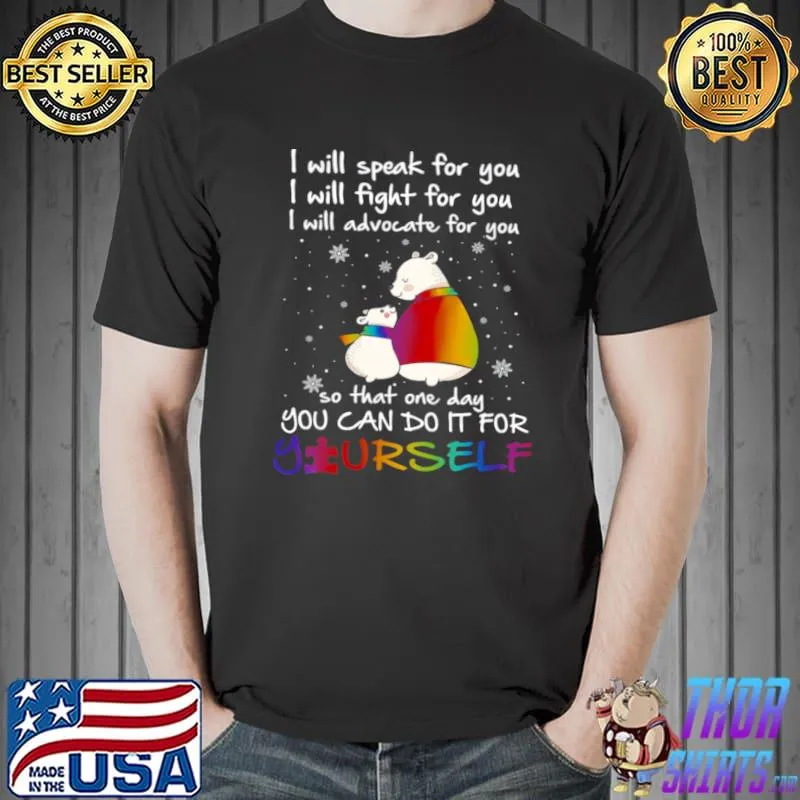 Original I will speak for you i will fight for you i will advocate for you Unisex
