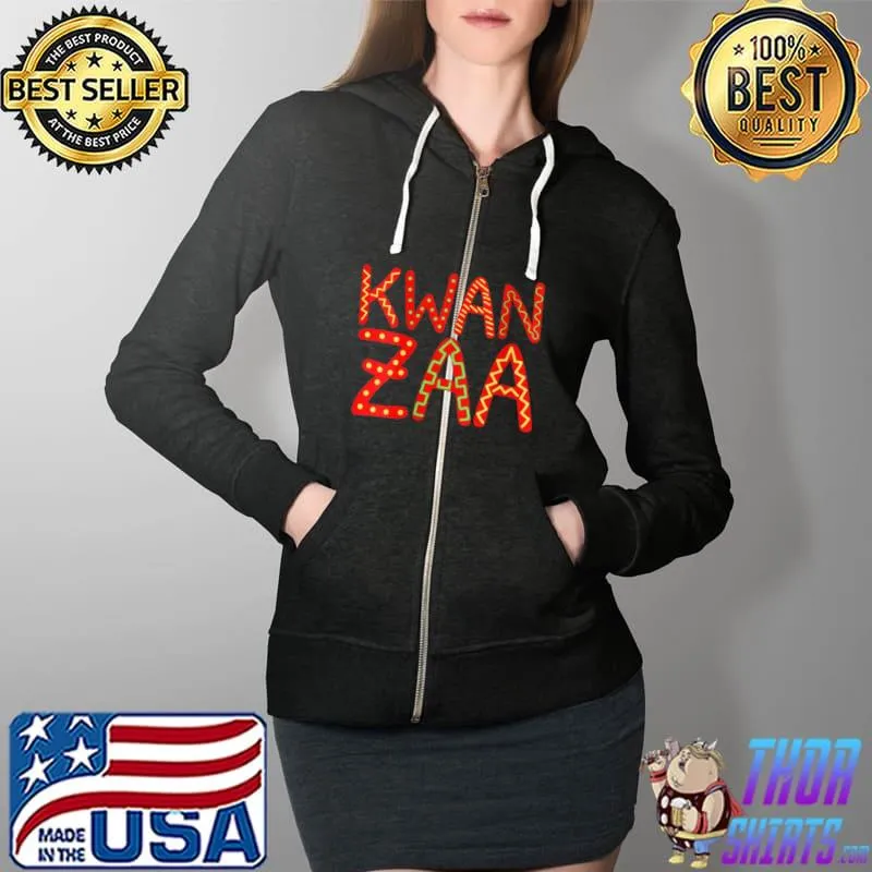 Original Kwanzaa Africa African Melanin Black Boys & Girls Shirt Full Zip Hooded