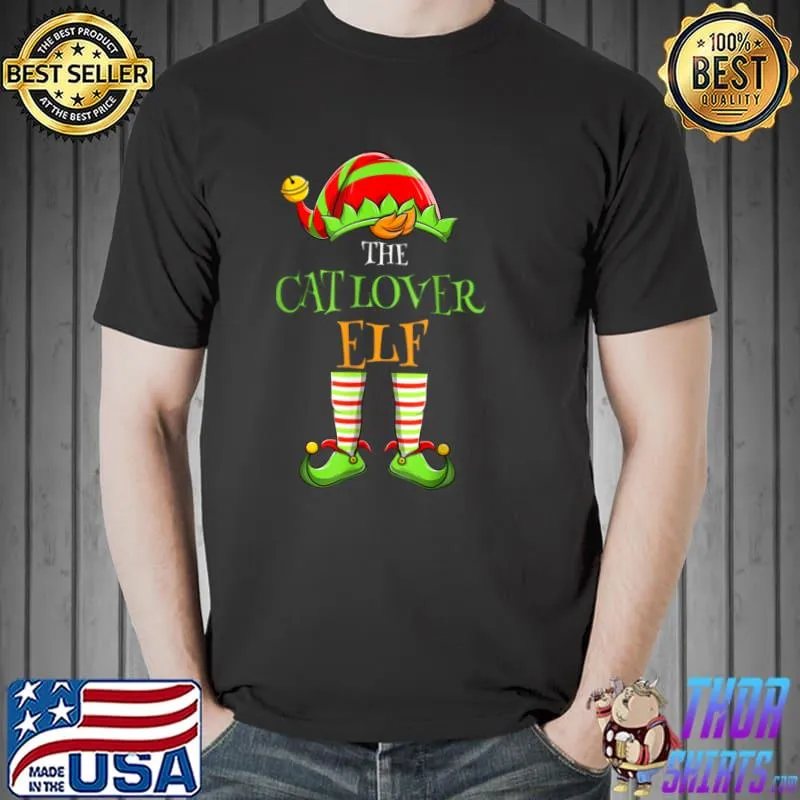 Original Matching Family Ugly I’m The Cat Lover Elf Christmas T Shirt Unisex