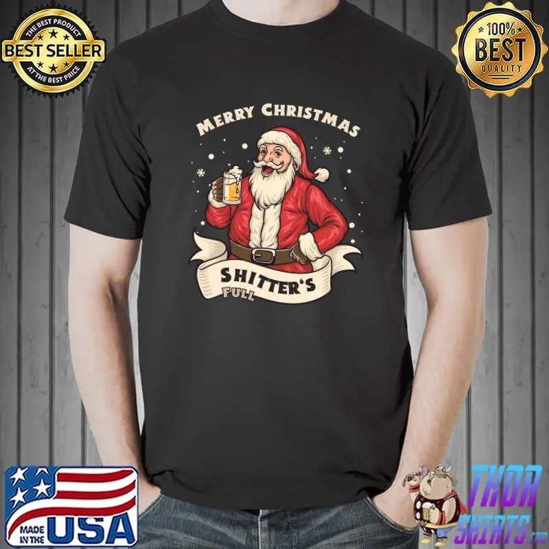 Original Merry Christmas Xmas Shitter’s Full Buffalo Truck T- Unisex