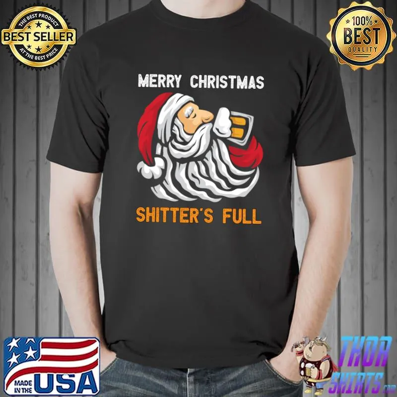 Original Merry Xmas Shitter’s Full Buffalo Truck Christmas T- Unisex