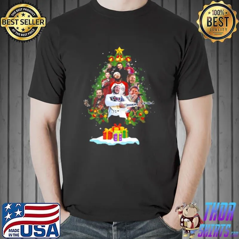 Original Post Malone Music Christmas Tree Sweater