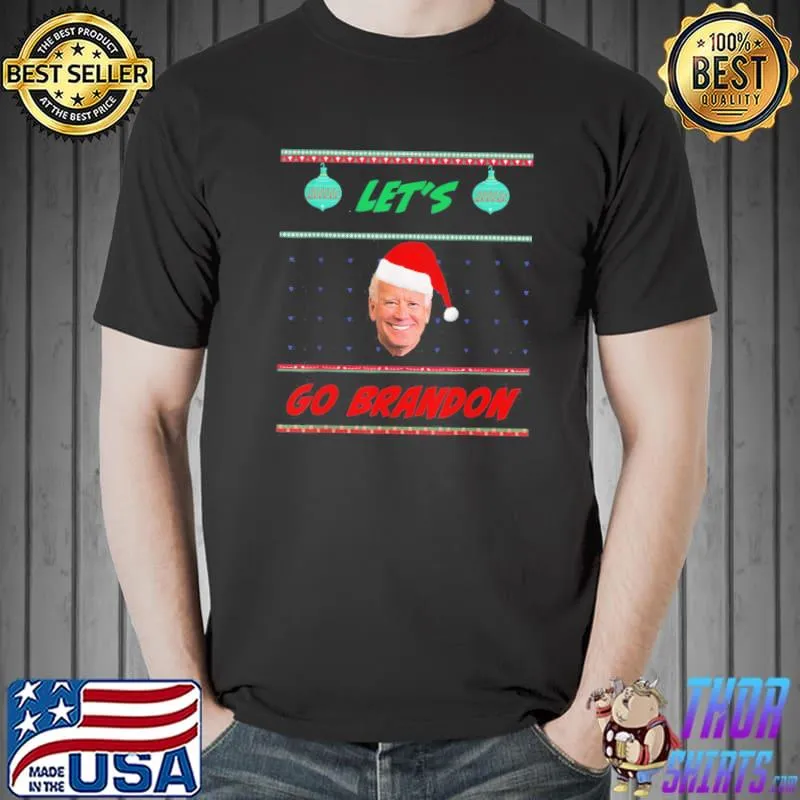 Original Proud Member of the Let’s Go Brandon community Ugly Sweater T-Shirt