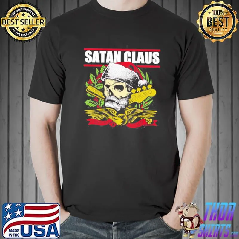 Original Satan Claus Rock Xmas Skull Unisex T-Shirt