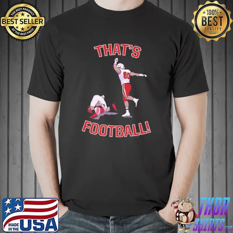 Original Thats Football Nebraska Big Hit T-Shirt
