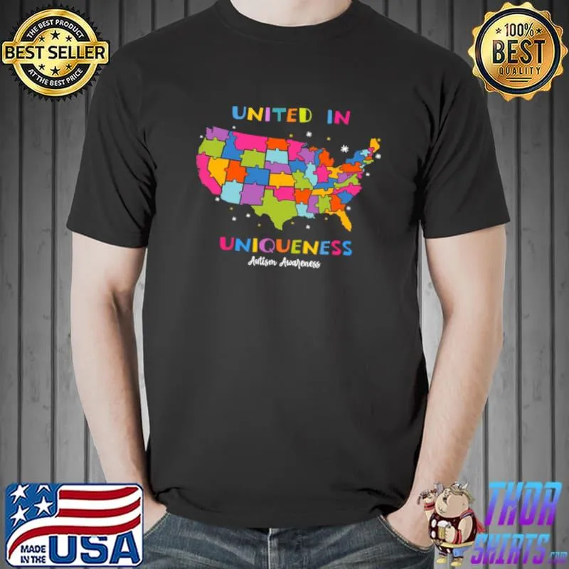 Original United In Uniqueness Autism Awareness Shirt Unisex
