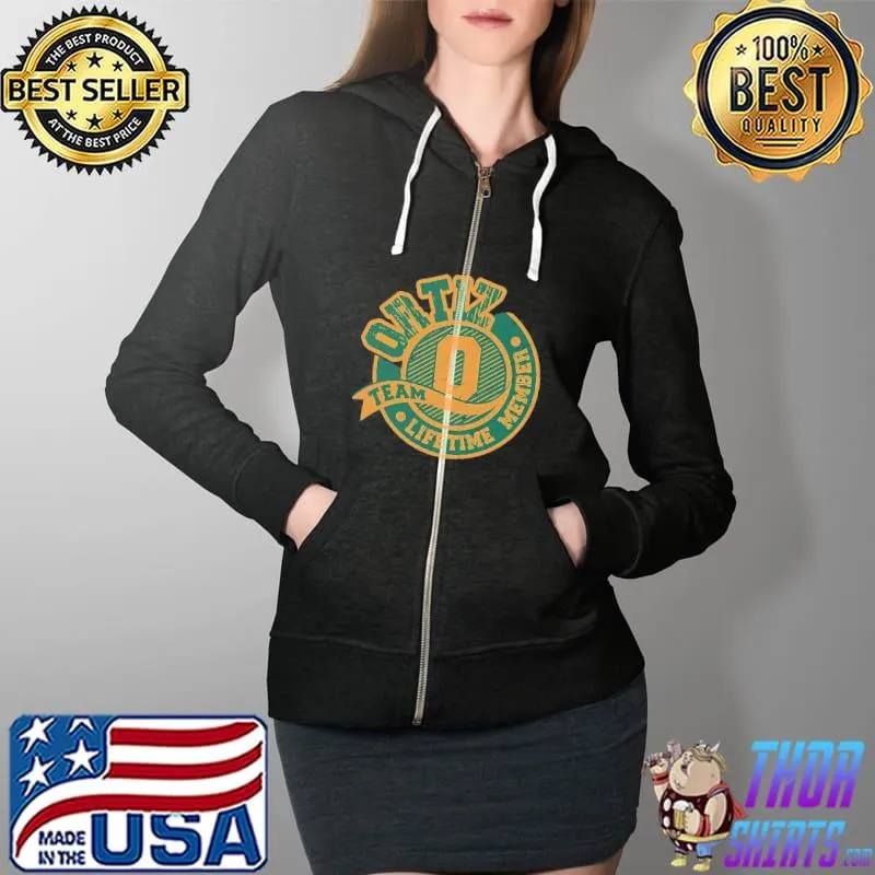 Ortiz Team Lifetime Memver Vintage Shirt Full Zip Hooded