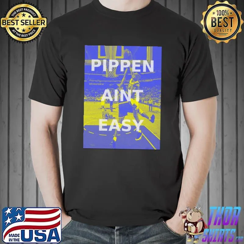 Pippen Ain't Easy - Scotty Pippen Dunk On Patrick Ewing Shirt Unisex