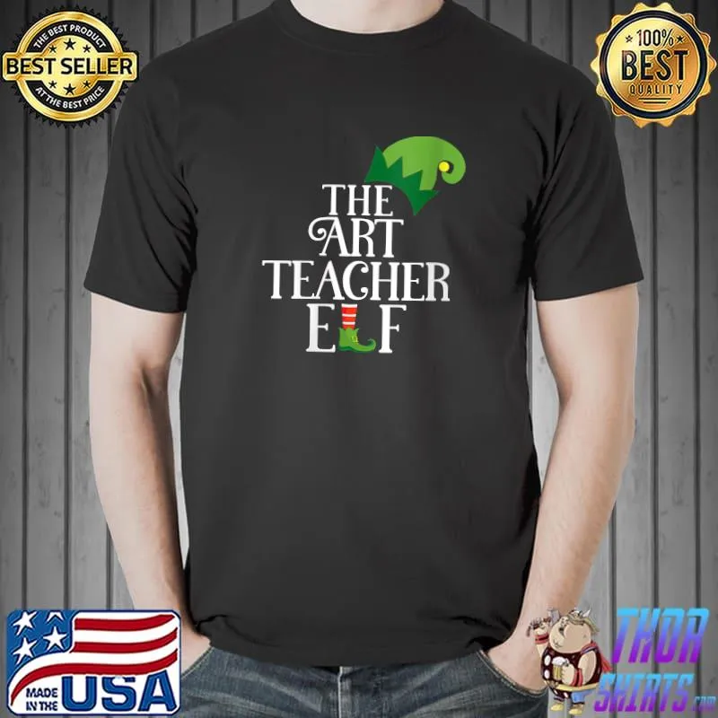 Premium art Teacher Elf Matching Family Group Christmas Party Pajama T-s Unisex