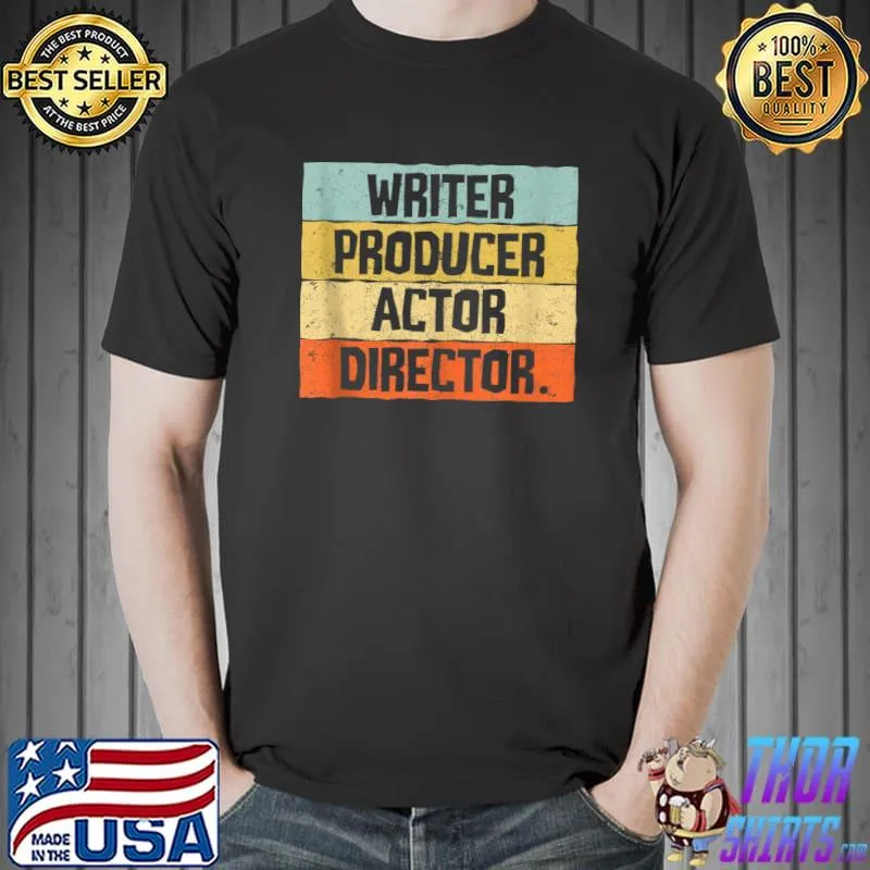 Premium cool Writer Producer Actor Director Filmmaker Movie Theater T-s Unisex