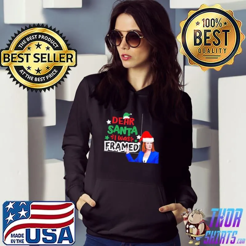 Premium Dear Santa I Wans Framed Let’s Go Biden Christmas T-Shirt Hoodie
