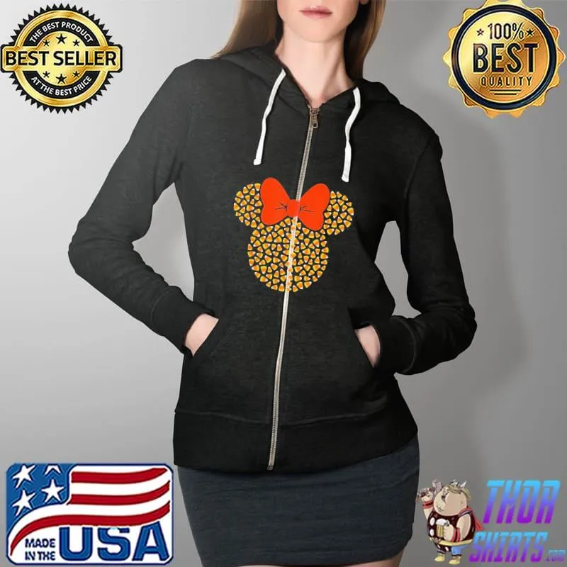 Premium Disney Mickey Minnie Shirt Full Zip Hooded