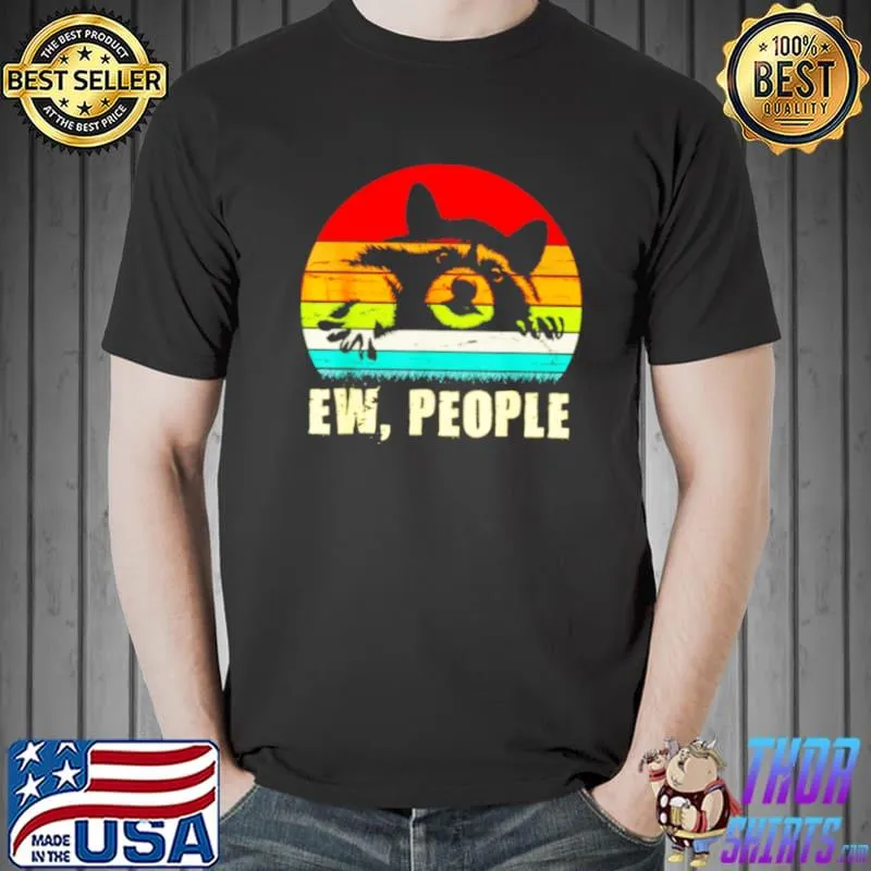 Premium Ew People Raccoon vintage shirt