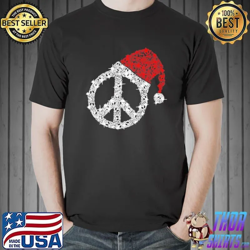 Premium Funny Hippie Diamond Hat Merry Christmas Shirt Unisex
