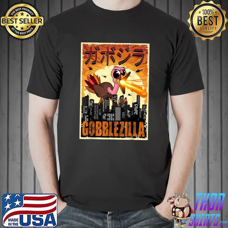 Premium gobblezilla Turkey Thanksgiving T-s Unisex