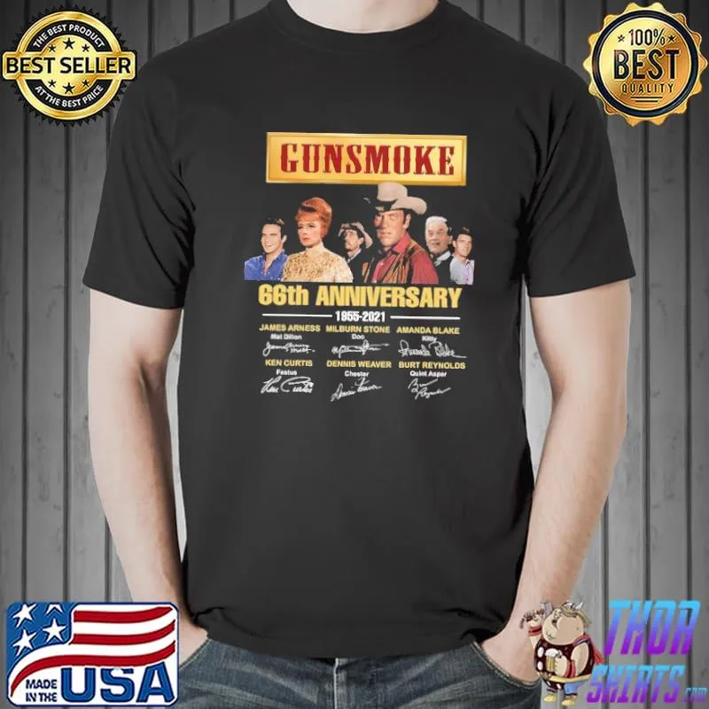 Premium Gunsmoke 66th Anniversary Shirt Unisex