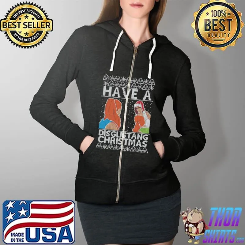 Premium Have A Disgustang Christmas Disgusting Poops Shirts Full Zip Hooded