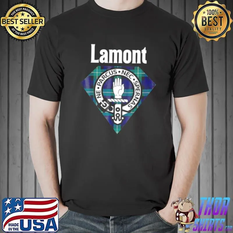 Premium lamont Clan Schottisches Wappen, Tartan Shirt