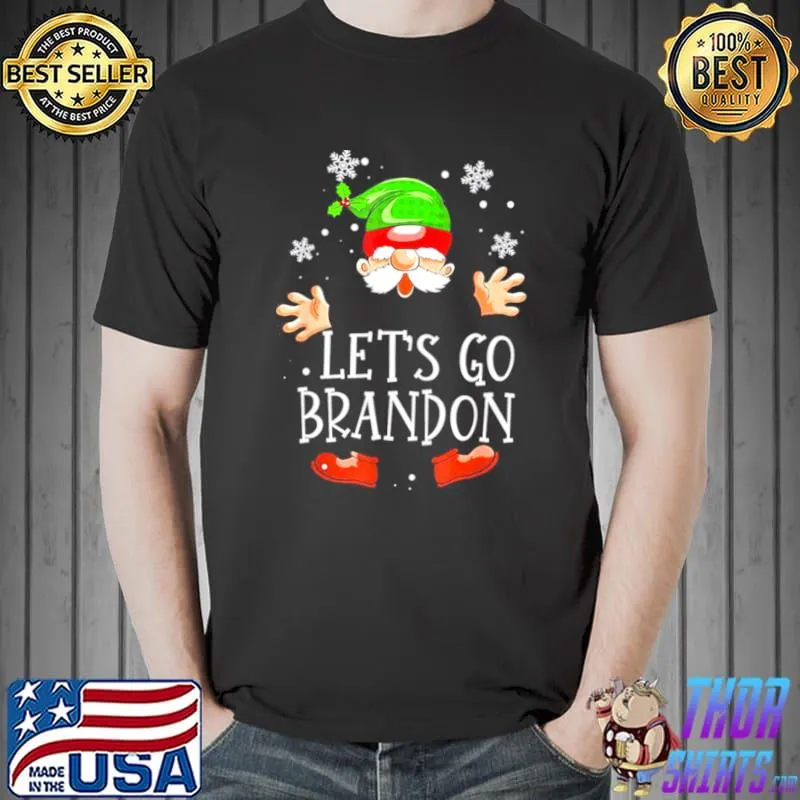 Premium Let’s Go Branson Brandon Anti Liberal Gnome Christmas T Shirt Unisex