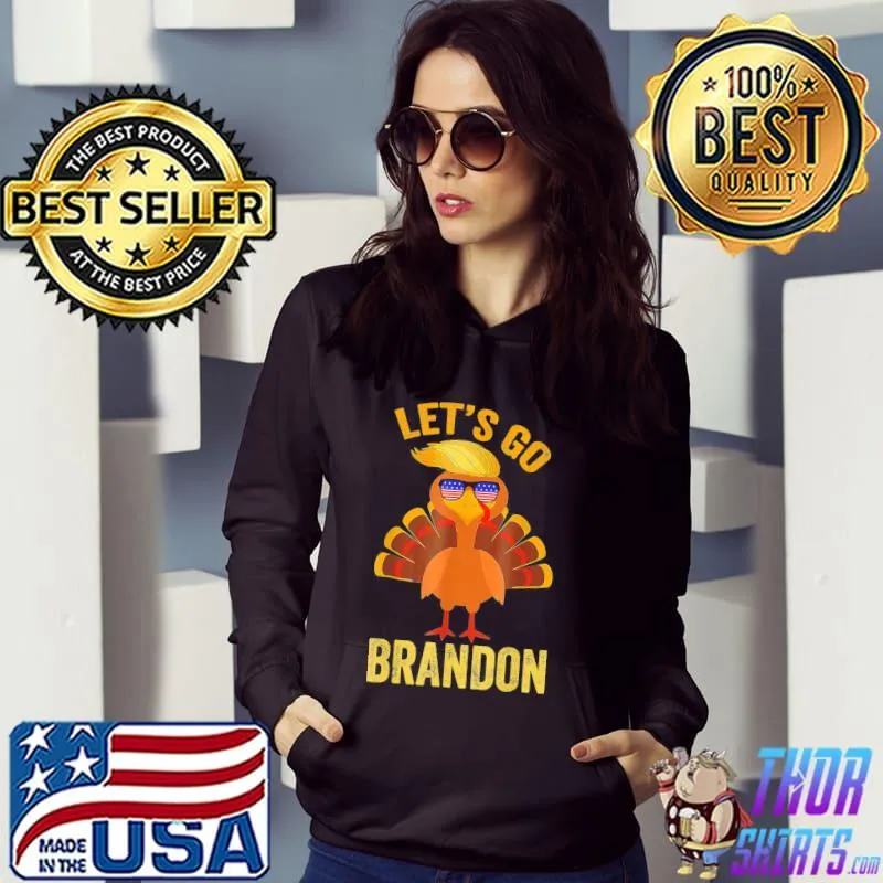 Premium Let’s Go Branson Brandon Turkey Christmas Lights T-Shirt