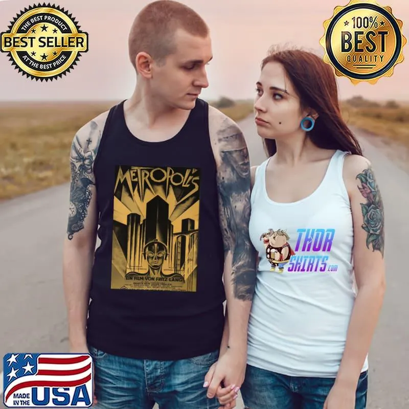 Premium Metropolis Fritz Lang 1926 Vintage Movie Unisex Sweat Tank Top