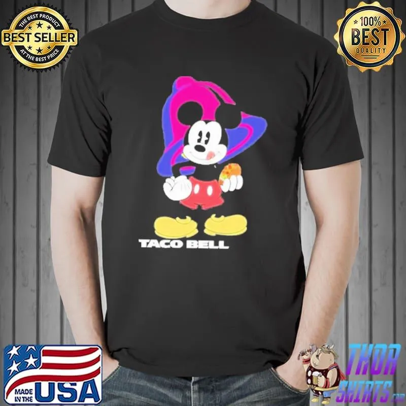 Premium Mickey Mouse Taco Bell Logo Shirt Unisex