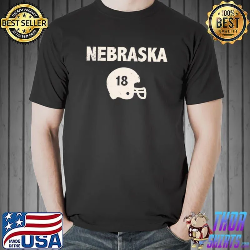 Premium Nebraska Football T-Shirt