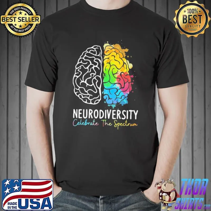 Premium Neurodiversity Celebrate The Spectrum Shirt Unisex