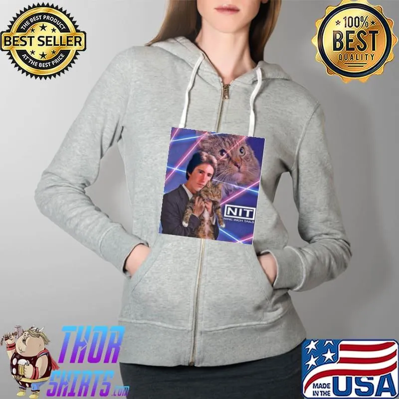 Premium Nine Inch Tails Cats Find Homes Shirt Full Zip Hooded