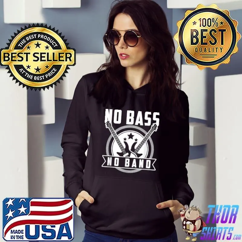 Premium no Bass Player No Band Bassist Bass Guitar Musician Music T-Shirt