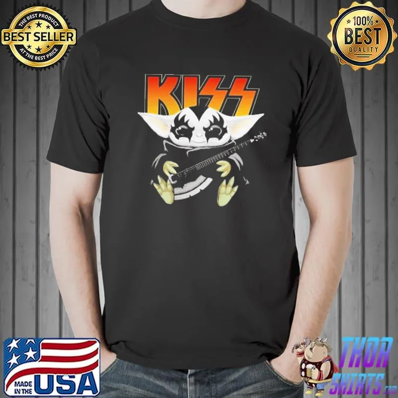 Premium Official Baby Yoda Kiss Star Wars Shirt Unisex