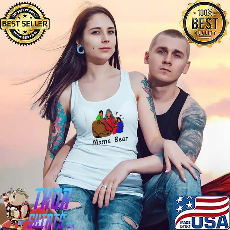 Premium Official Native American Mama Bear Shirt Tank Top