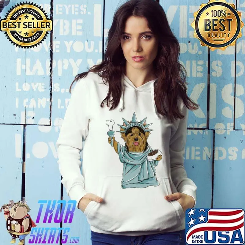 Premium Official Yorkie Liberties T-Shirt Hoodie
