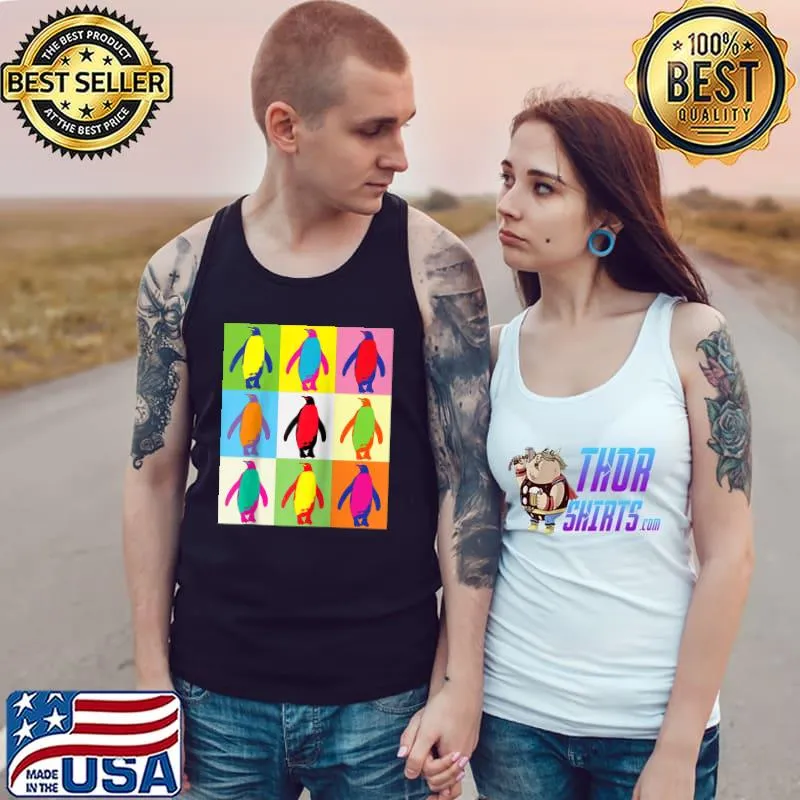 Premium penguin Tshirt, Kids Penguin T Shirt, Cute Penguin Lover T-Shirt Tank Top
