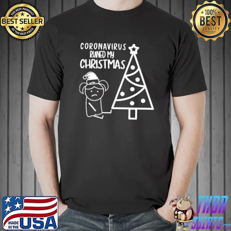 Premium Ruined My Christmas Wreath Shirt Unisex