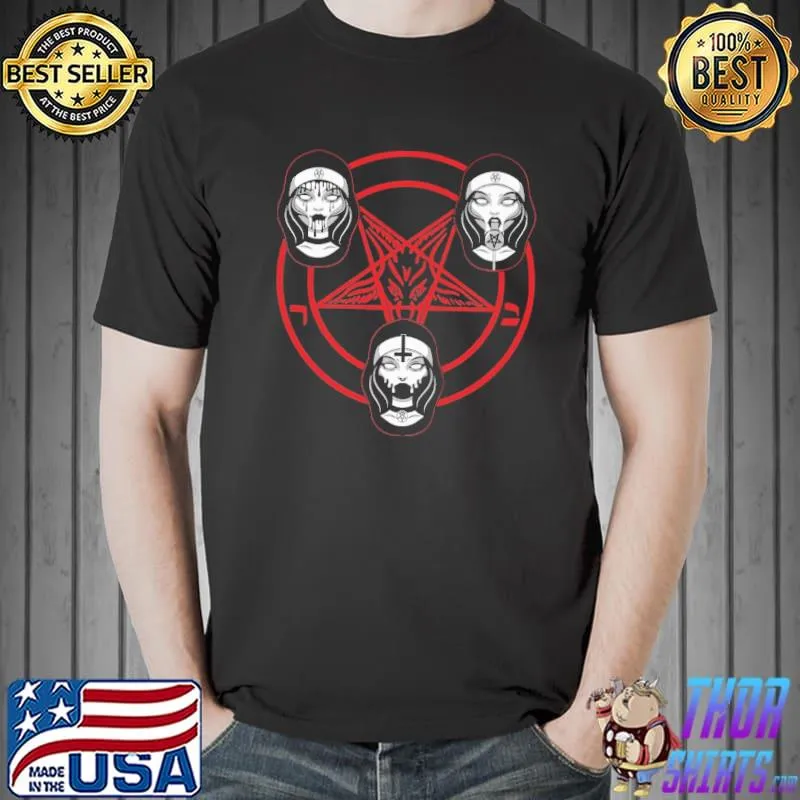 Premium Satanic Nun Shirt Unisex
