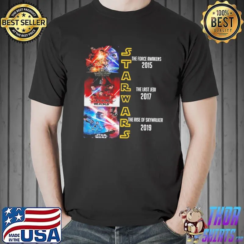 Premium Star Wars The Force Awakens The Last Jedi The Rise Of Skywalker Shirt Unisex