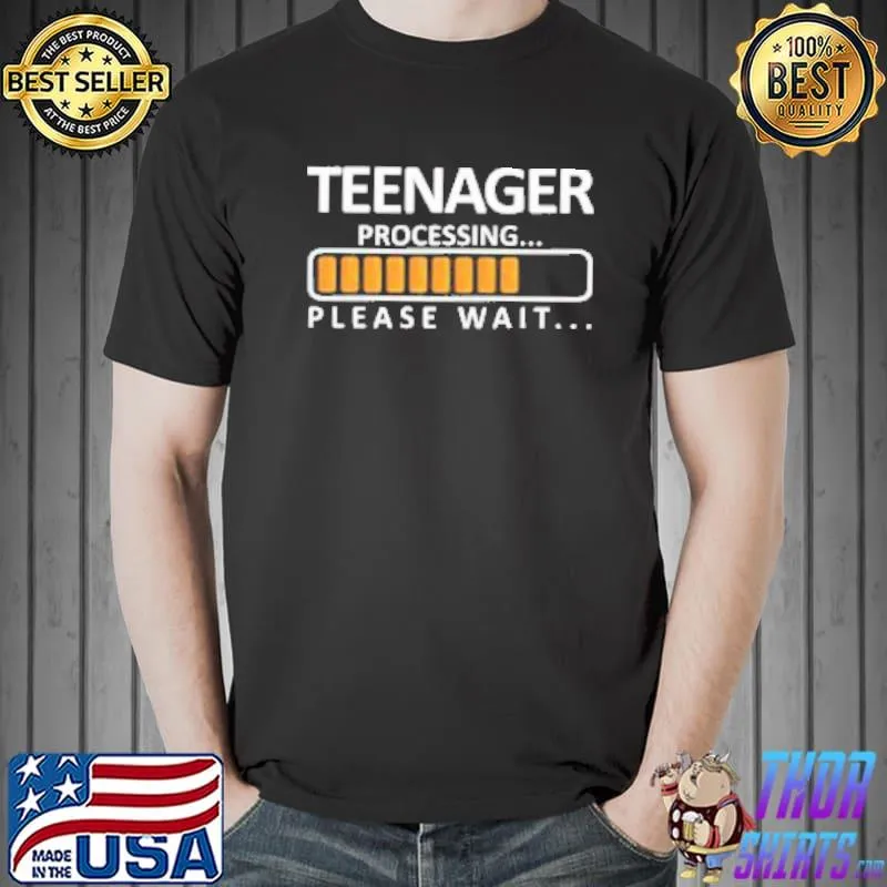 Premium Teenager Processing Please Wait Vintage Shirt Unisex
