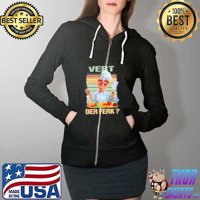 Premium Vert Der Ferk Cooking Fruit And Vegetable Shirt Full Zip Hooded