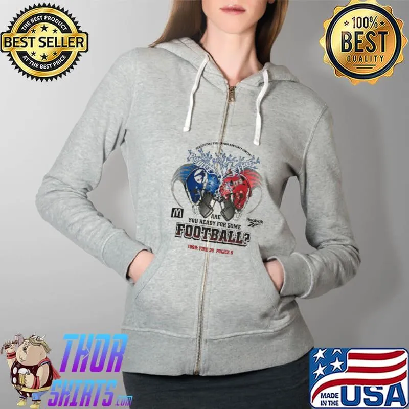 Premium Vintage McDonalds Reebok Football Tournament Shirt Full Zip Hooded