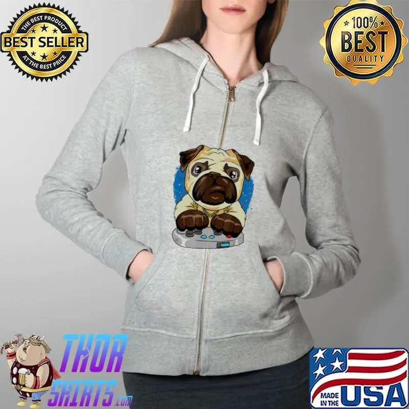 Pug game s Full Zip Hooded