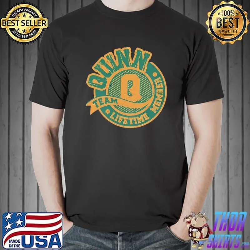 Quinn Team Lifetime Memver Vintage Shirt Unisex