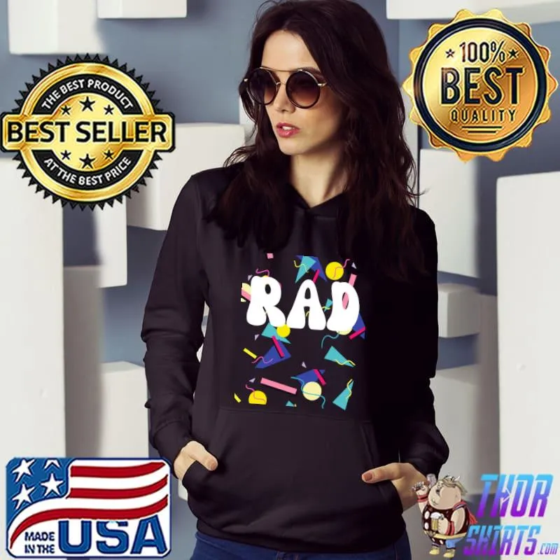 Rad 1980s Vintage Eighties Costume Party Retro 80s T-shirt